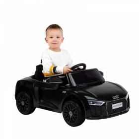 Electric car for children AUDI R8 black new model - XMI.EE