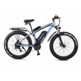 GUNAI Electric Off Road Bike BLUE 1000W 48V Fat Tire Bike -