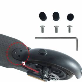 Rubber plugs with screws for rear fender Xiaomi M365/Pro/1S