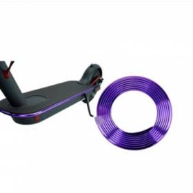 2 Meter Electric Scooter Protective Bumper Strip Tape Purple -