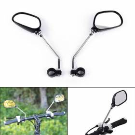Pair 360 rotate Mountain Road Bicycle Rear View Mirror with reflector