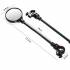 Pair Flexible 360 rotate Adjustable Bicycle Rear View Mirrors -