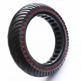 Honeycomb solid tire With red dots YZS 8.5x2" for Xiaomi electric scooter