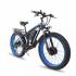26-inch electric mountain bike K800 Black-Blue 2x1000W 48V Fat