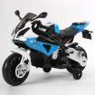 Детский большой синий электрический мотоцикл BMW S1000RR