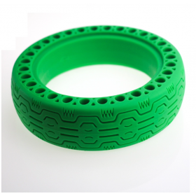 Honeycomb Solid tyre 9x2" Green for E22/E25 electric scooter -