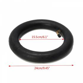 Electric scooter inner tube 10x2.125" 45° valve rotated 0°