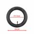 Electric scooter inner tube 10x2.125" 45° valve rotated 90° -