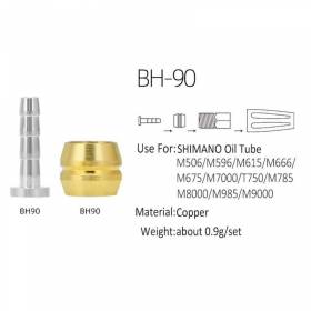 BH-90 Oil brake needle insert with urgent ring KIT - XMI.EE
