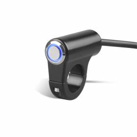 Electric Scooter Handlebar Switch 22mm Blue LED - Xmi OÜ