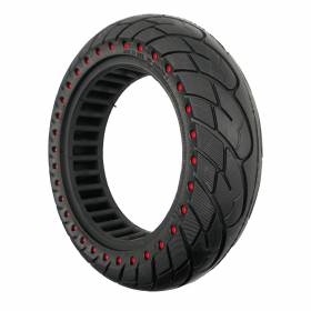Honeycomb inside Solid tyre 10x2.5" Red dot for Max G30