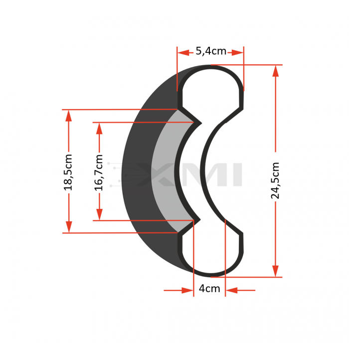Outer tire Yuanxing 10x2.125" for F25 F30 F40 for electric scooter