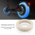 Honeycomb solid tire 60/70x6.5" Blue Fluorescent for Xiaomi